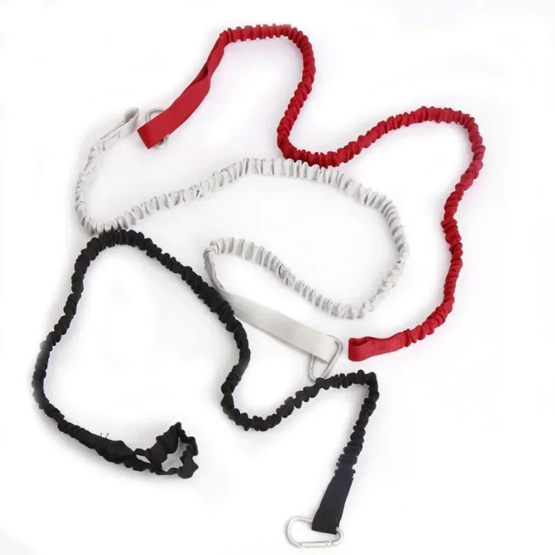 Tie Rope With Safety Hook Kayak Paddle Leash Adjustable Elastic For Kayak Paddles Canoe Oars Fishing Rods Rowing Boat Accessory - Daisan Mart