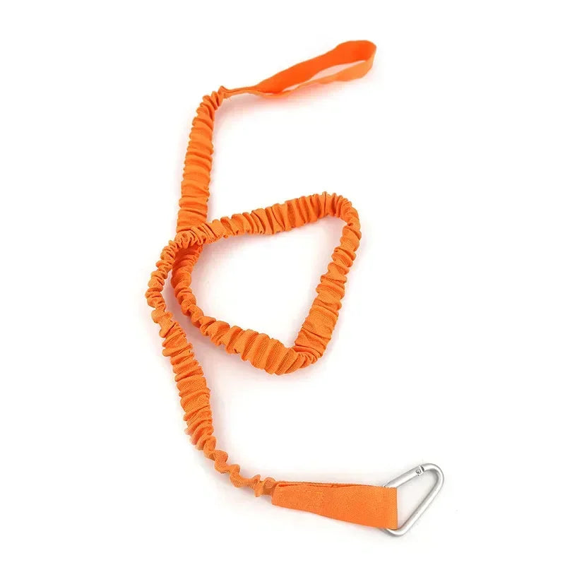 Tie Rope With Safety Hook Kayak Paddle Leash Adjustable Elastic For Kayak Paddles Canoe Oars Fishing Rods Rowing Boat Accessory - Daisan Mart