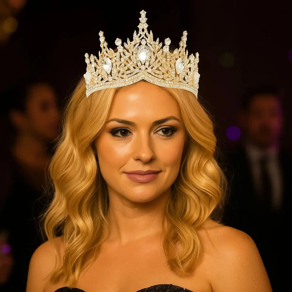 Queen's Luxury Classic Crystal Crown