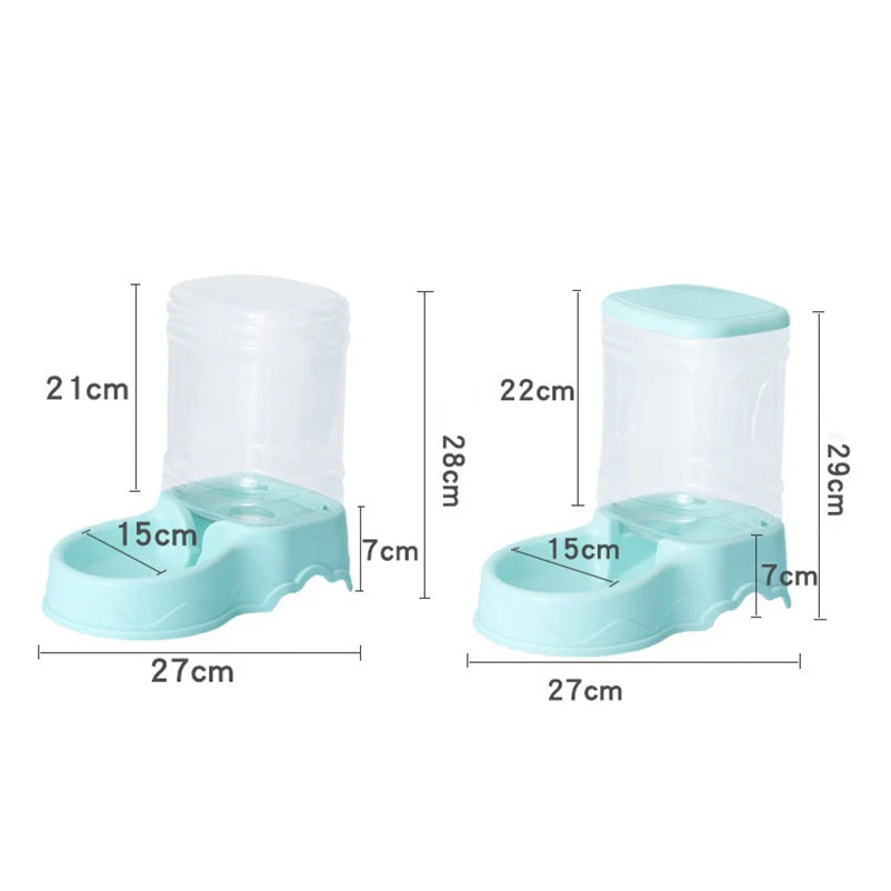 Pet feeder cat drinking bowl cat bowl large capacity dog bowl 3.8L feeder pet supplies - Daisan Mart
