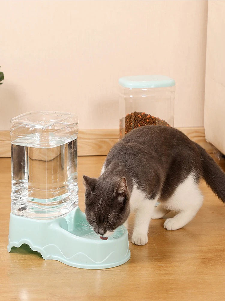 Pet feeder cat drinking bowl cat bowl large capacity dog bowl 3.8L feeder pet supplies - Daisan Mart
