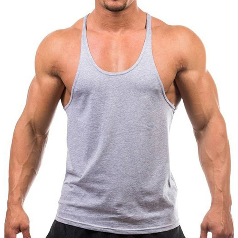 Áo Gym Nam 2023 - Tank Top Thể Hình Tập Luyện Cotton