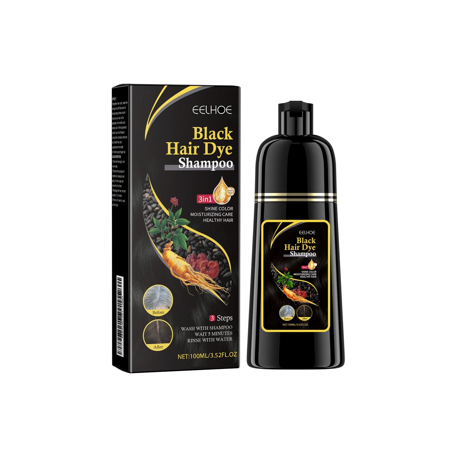 Dầu Gội Phủ Bạc Tự Nhiên, Phục Hồi Tóc Hư Tổn - Daisan Mart
