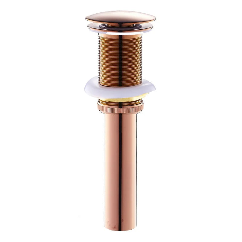 Bathroom Vessel Sink Drain Stopper, Push Pop up Drain - Daisan Mart