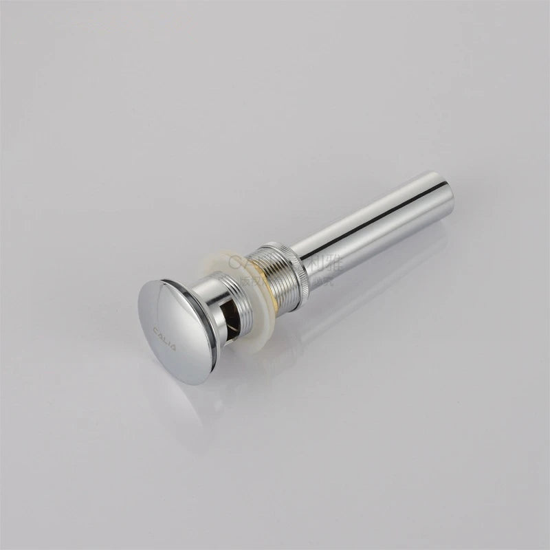 Bathroom Vessel Sink Drain Stopper, Push Pop up Drain - Daisan Mart