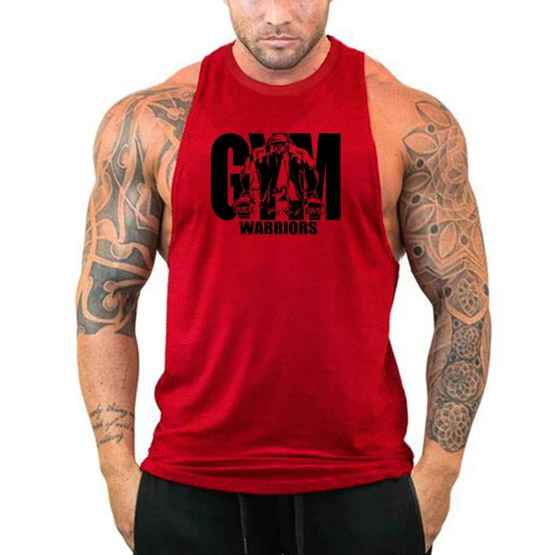 Áo Tank Tập Gym Nam Thoáng Mát Cotton Không Tay - Daisan Mart