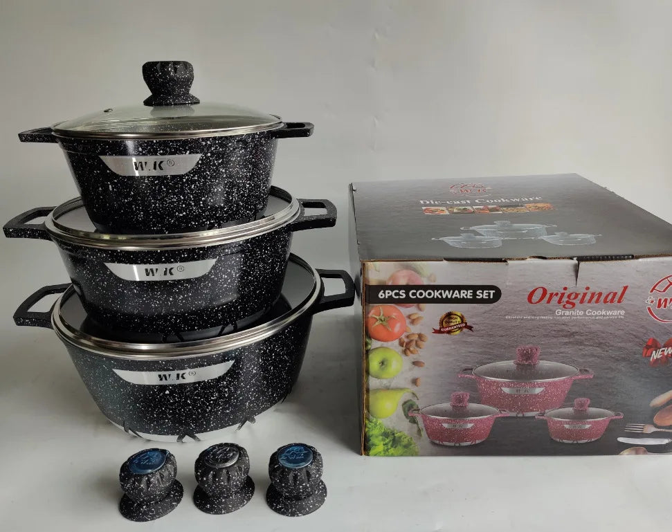 Bộ Nồi Kiểu Kiếm 6 Món Granite Hiện Đại Trung Đông - Daisan Mart