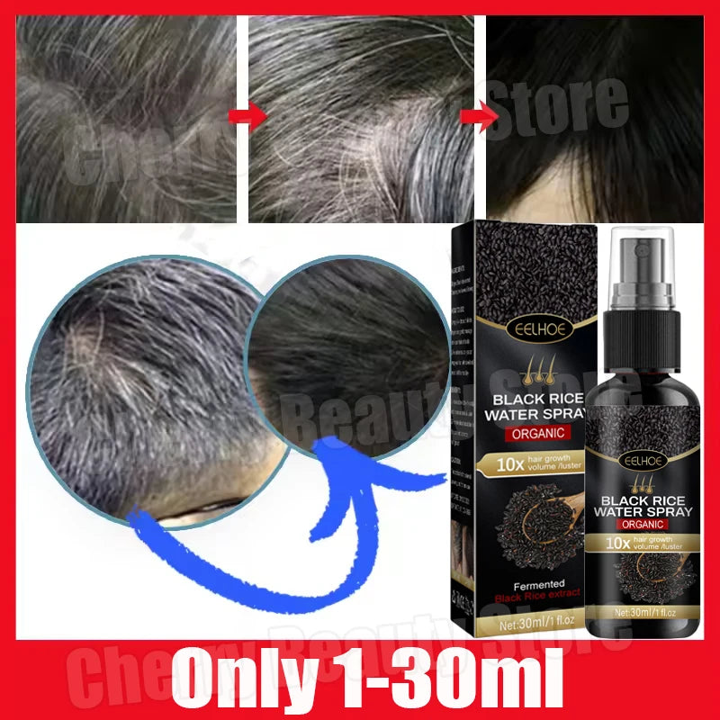 Serum for Natural Black Hair Restoration &amp; Hair Loss Prevention