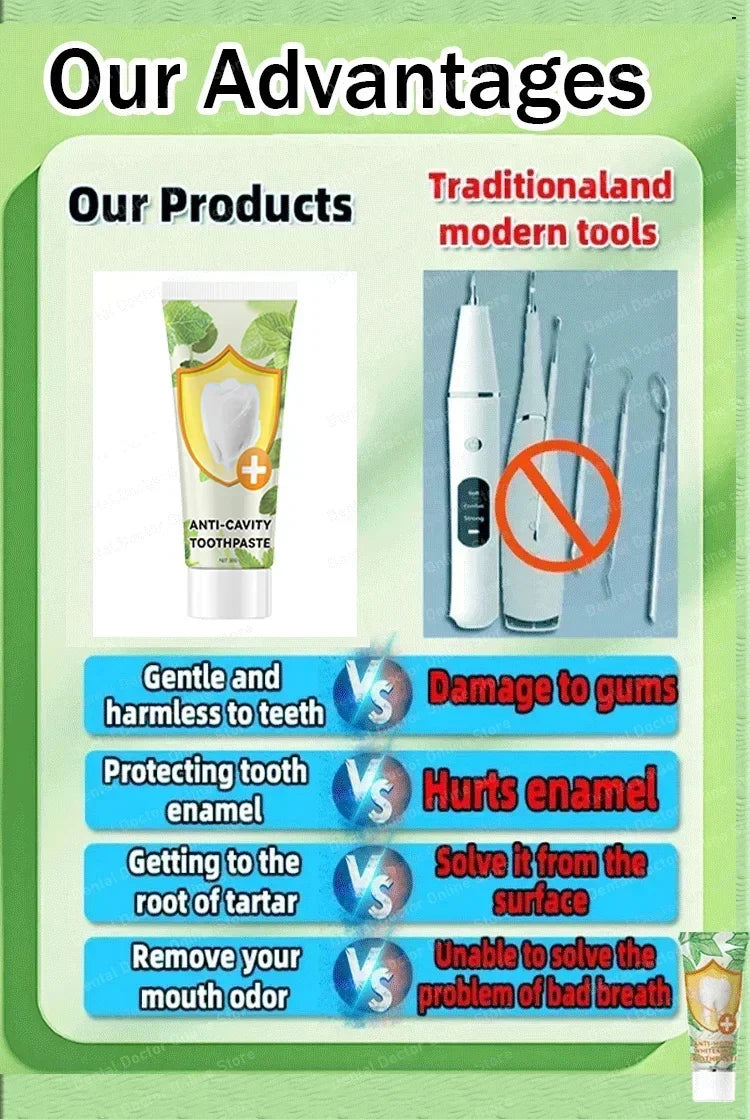 Anti Decay Toothpaste repairs cavities, removes cavities, cleans plaque, whitens teeth, and freshens breath - Daisan Mart