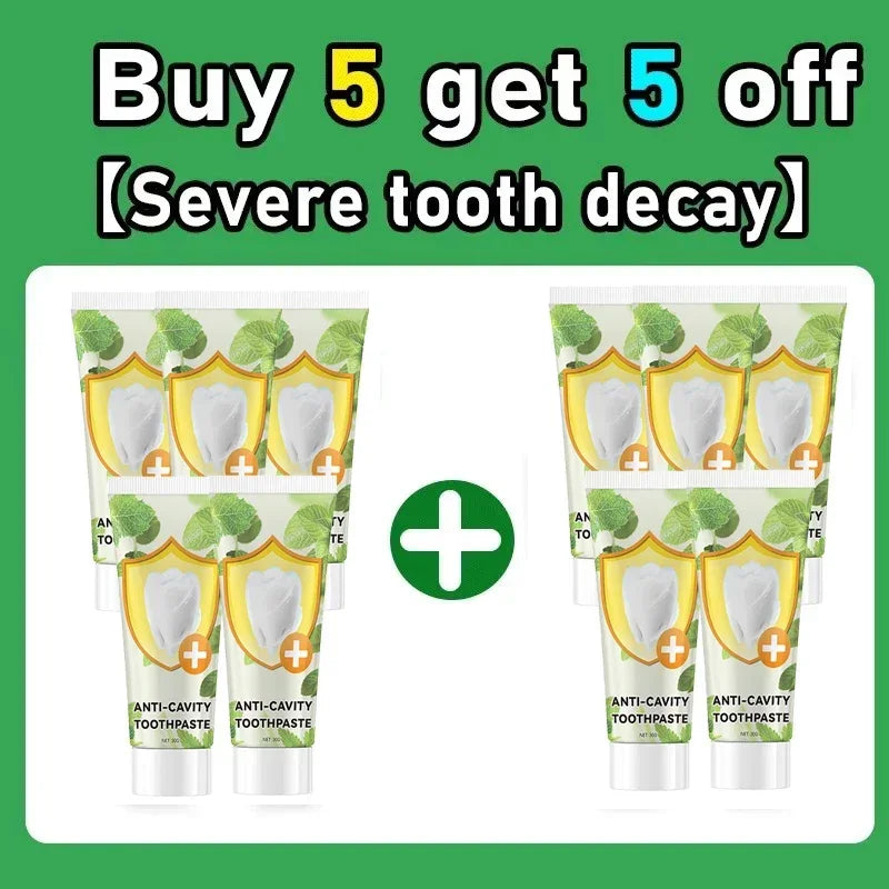 Anti Decay Toothpaste repairs cavities, removes cavities, cleans plaque, whitens teeth, and freshens breath - Daisan Mart