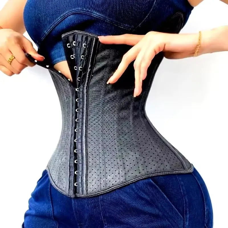 Áo Nịt Bụng Cao Cấp 5XS-4XS 25 Xương Thép Fajas Latex - Daisan Mart
