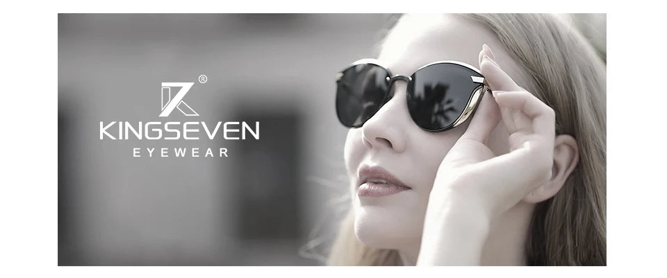 Kính Râm Nữ KINGSEVEN 2023 UV400 Sang Trọng, Thời Trang - Daisan Mart