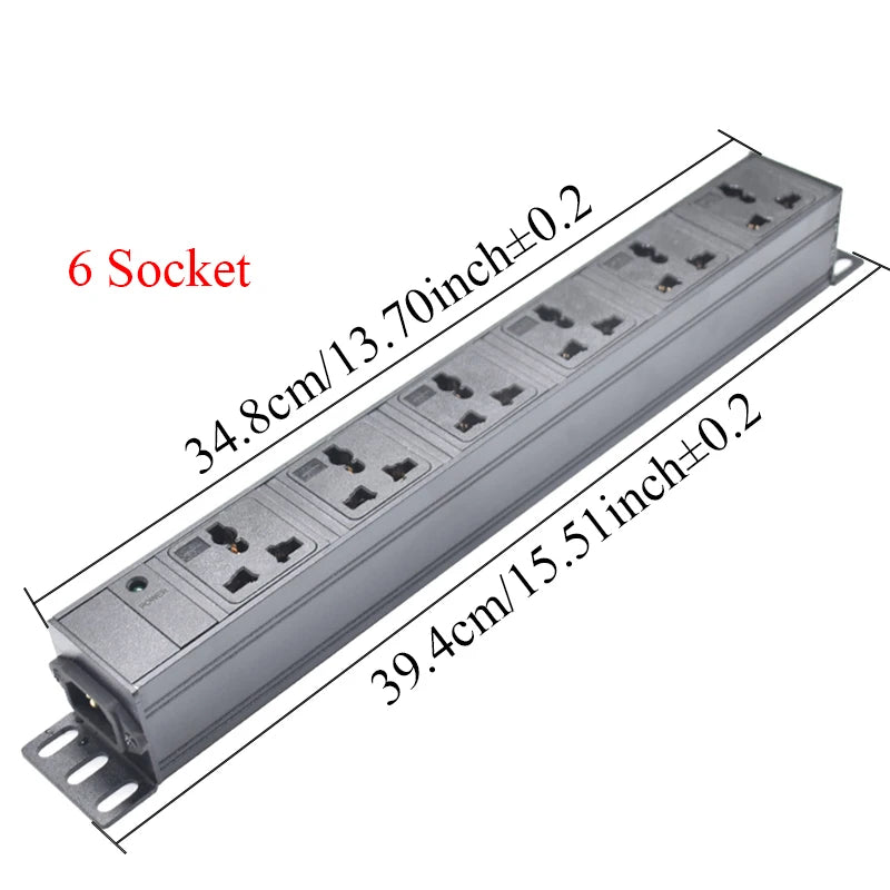 Ổ Cắm PDU Đa Năng 2-8 Lỗ, Phích UK, Chất Lượng Cao - Daisan Mart