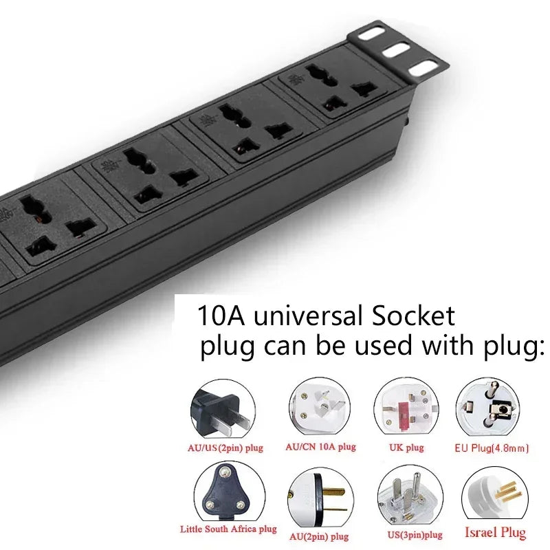 Ổ Điện PDU Đa Năng 2-8 Ổ Cắm UK Chất Lượng Cao - Daisan Mart