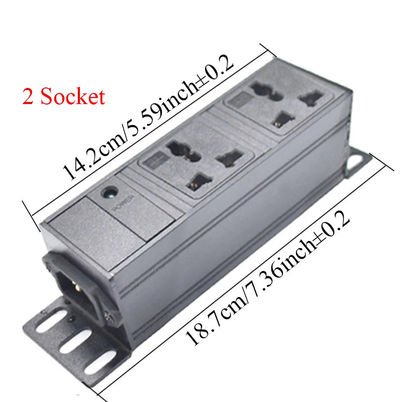 Ổ Điện PDU Đa Năng 2-8 Ổ Cắm UK Chất Lượng Cao - Daisan Mart