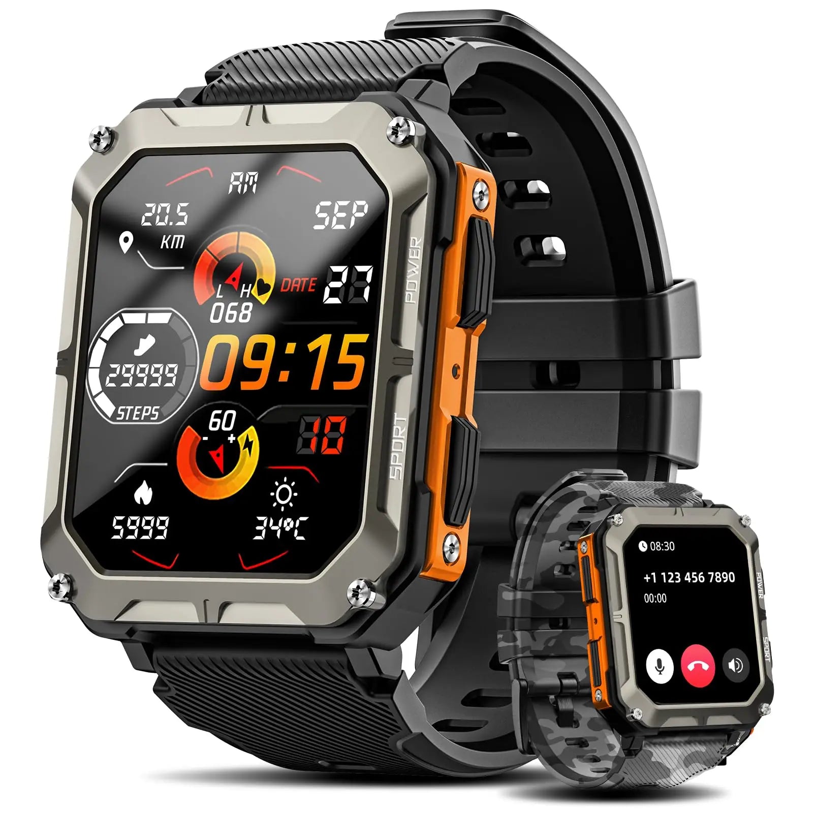 Men's Smartwatch: Health &amp; Sports Tracker