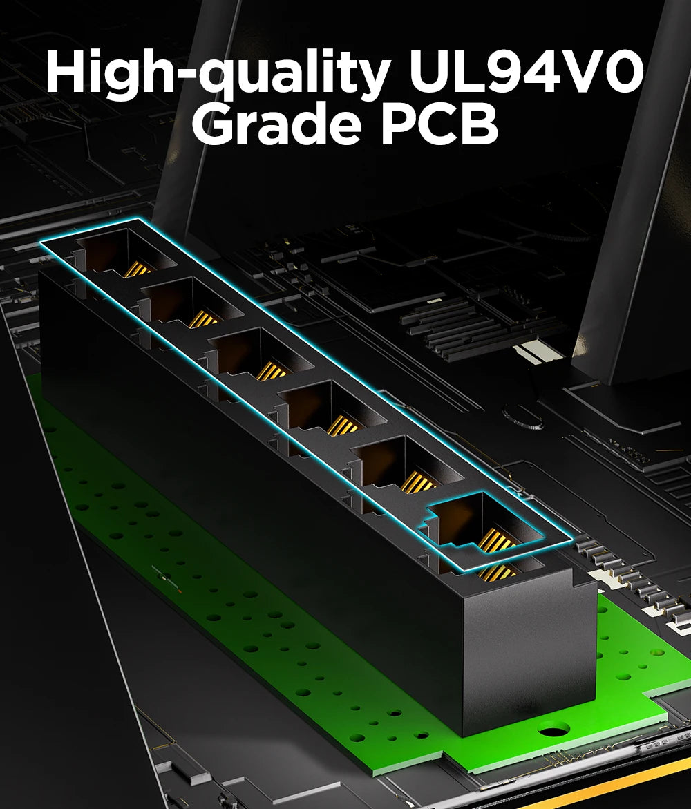 Bảng Patch Panel 12 Cổng Cat6A AMPCOM kèm Giá Treo - Daisan Mart