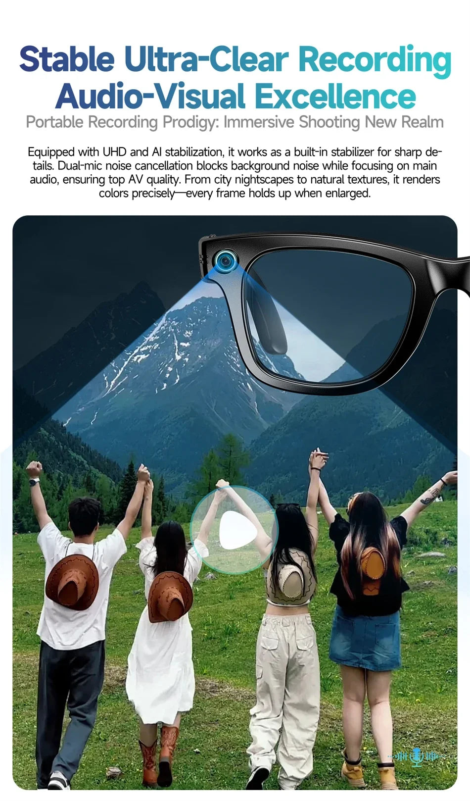 Kính Thông Minh 2025: Quay Video, Dịch Thuật, Gọi Bluetooth - Daisan Mart