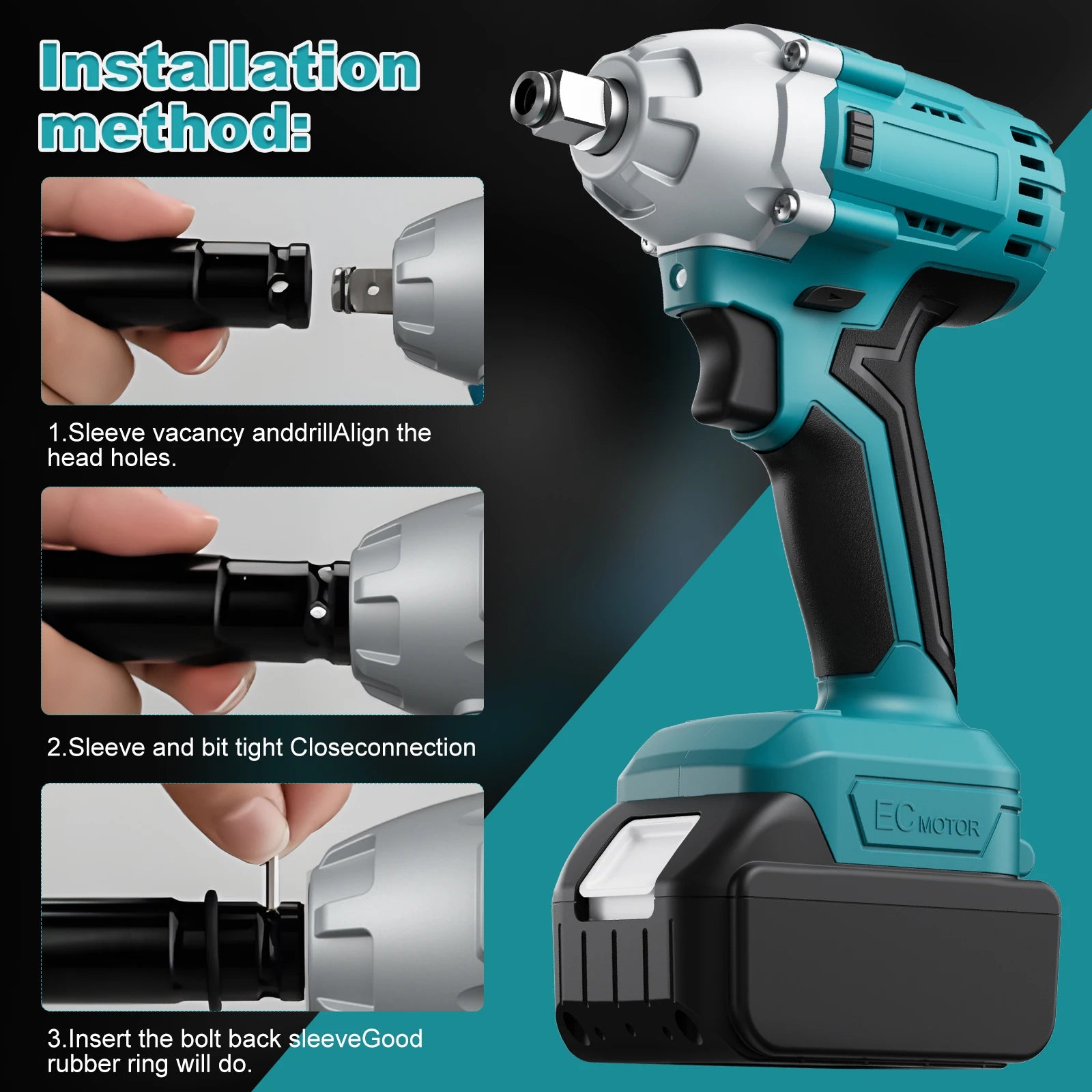 Máy Siết Bu Lông Đa Năng Dùng Pin 18V Cho Makita - Daisan Mart