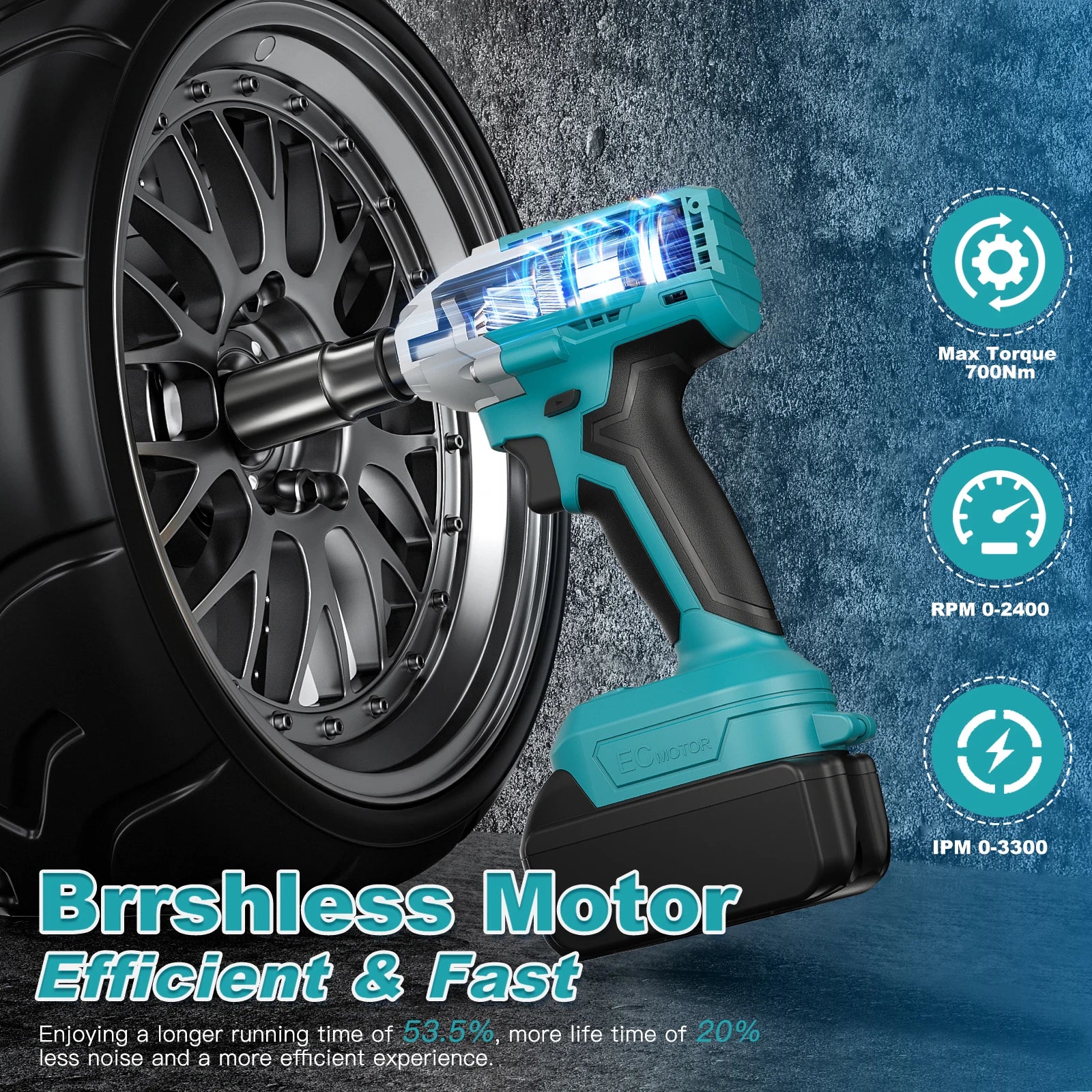 Máy Siết Bu Lông Đa Năng Dùng Pin 18V Cho Makita - Daisan Mart