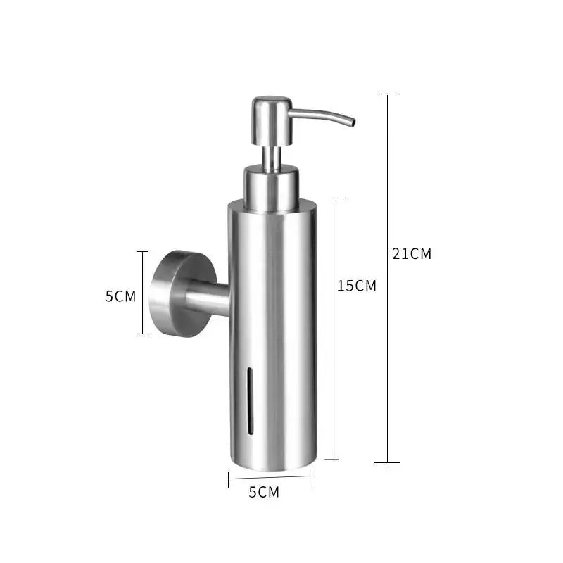 Bình Xà Phòng Inox 250ML Treo Tường Vàng Đen Khách Sạn - Daisan Mart