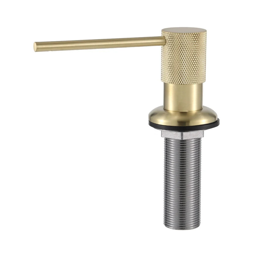 New Design Brass Dish Kitchen Manual Sink Brass Soap Dispenser in Chrome and Gold Colors for Kitchen Sink - Daisan Mart