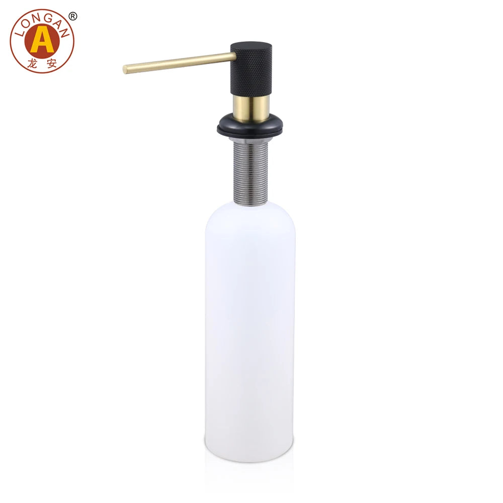 New Design Brass Dish Kitchen Manual Sink Brass Soap Dispenser in Chrome and Gold Colors for Kitchen Sink - Daisan Mart