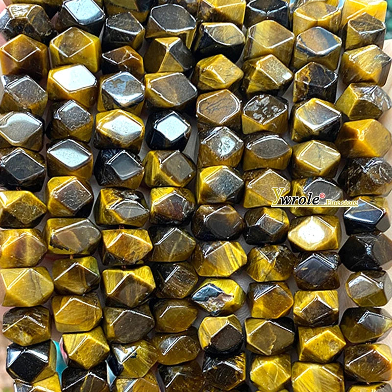 Hạt Đá Mặt Trời Tự Nhiên Mài Tròn Làm Trang Sức