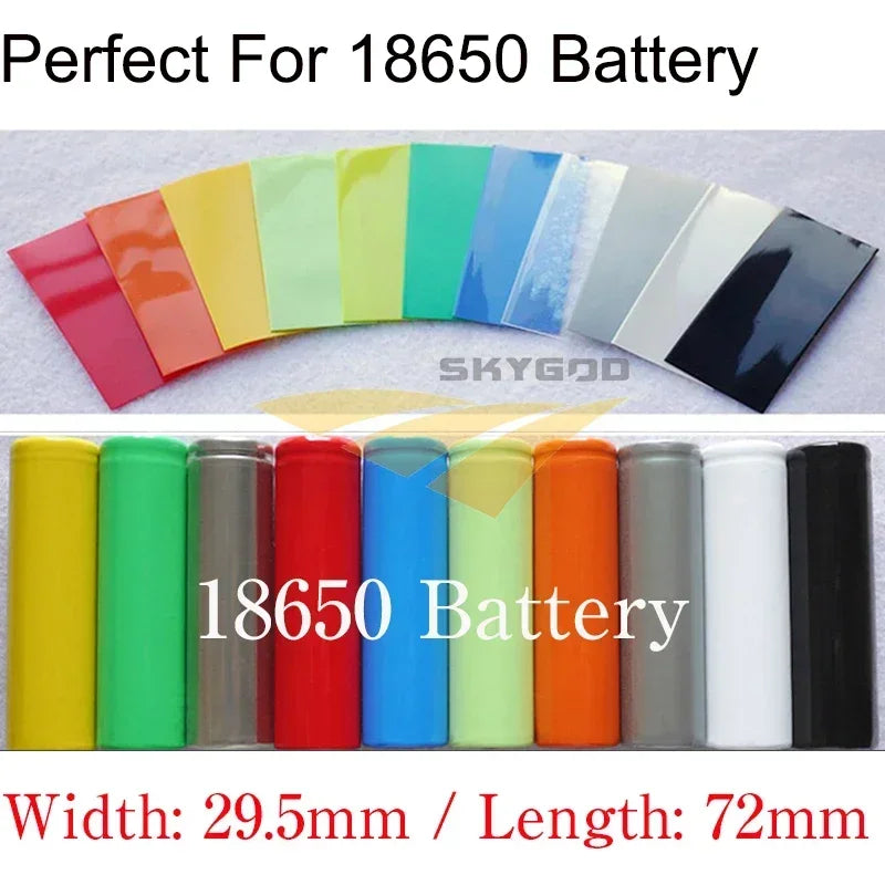 Bao Quấn Pin 18650 PVC Cách Nhiệt (29.5x72mm) 20-500c - Daisan Mart