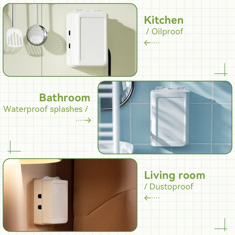 SAFELON 1Pcs Baby Proof Electrical Outlet Box  Electrical Outlet Cover Baby Proof Box  Plug Cover for Baby Safety - Daisan Mart