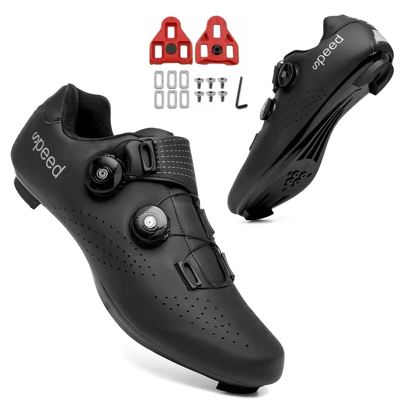 Giày Đạp Xe Nam Siêu Nhẹ Khóa Đôi Phát Sáng MTB - Daisan Mart