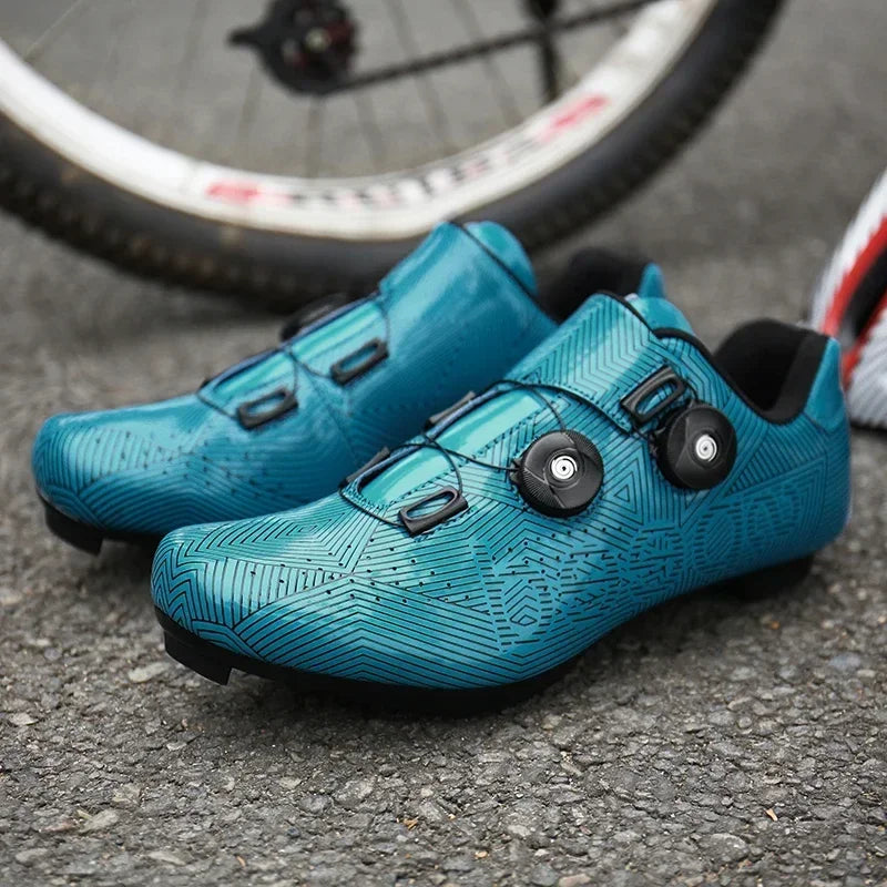 Giày Đạp Xe Nam Siêu Nhẹ Khóa Đôi Phát Sáng MTB - Daisan Mart