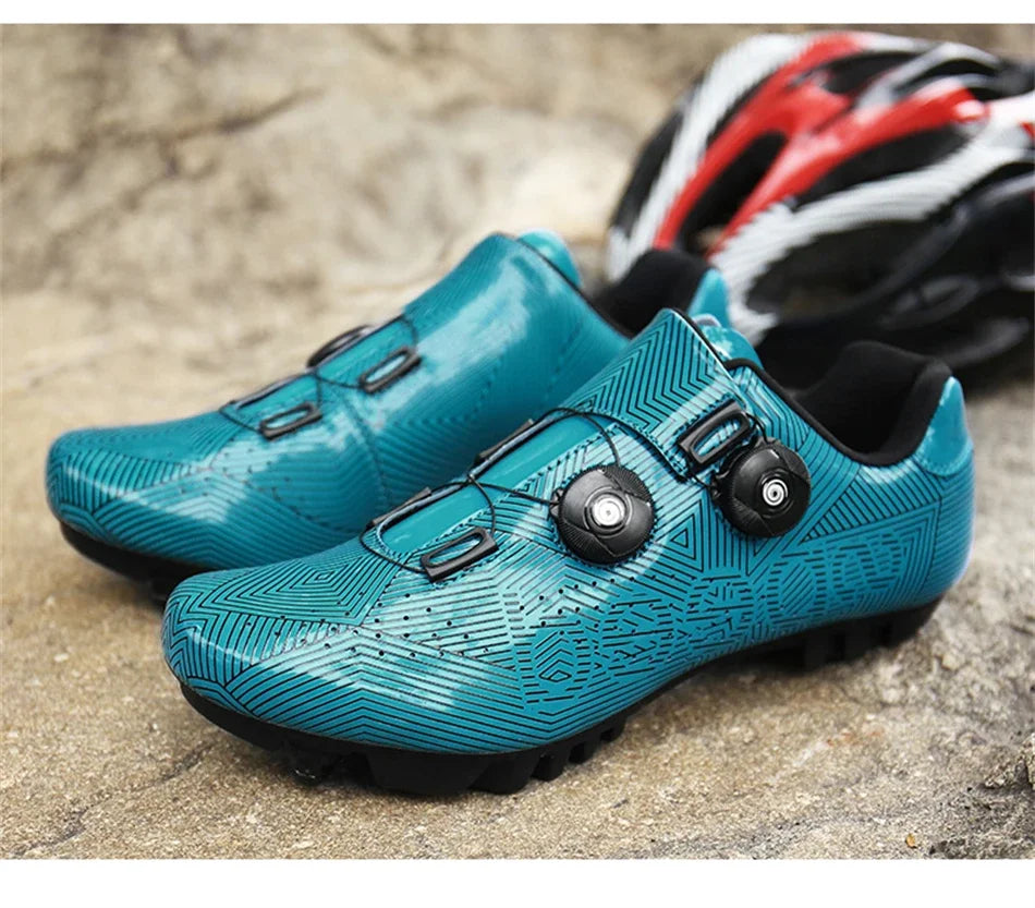 Giày Đạp Xe Nam Siêu Nhẹ Khóa Đôi Phát Sáng MTB - Daisan Mart