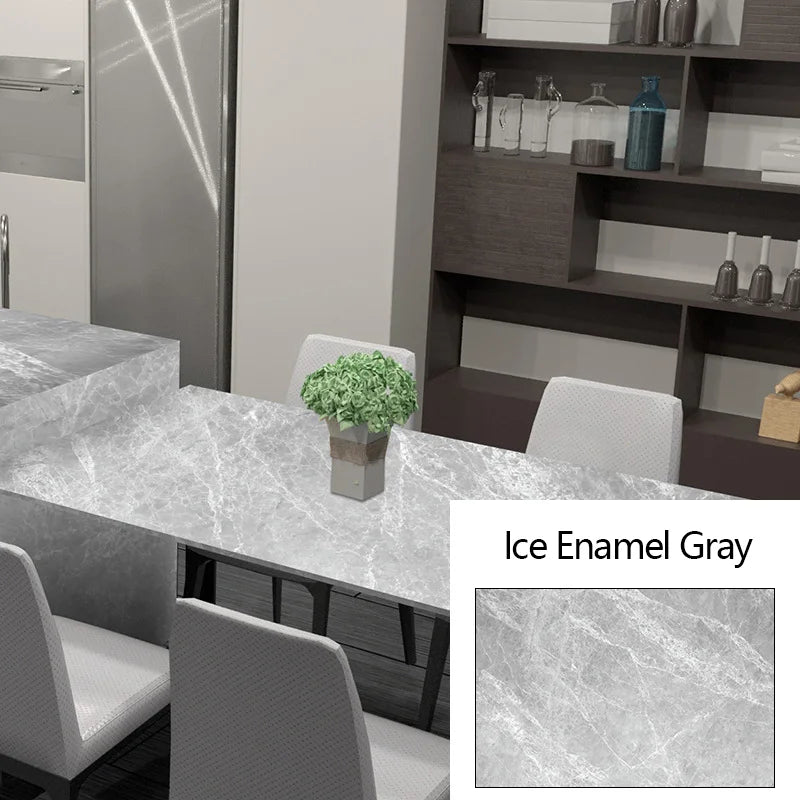Miếng Dán Bếp Chống Dầu Đá Marble 60CM Tự Dính - Daisan Mart
