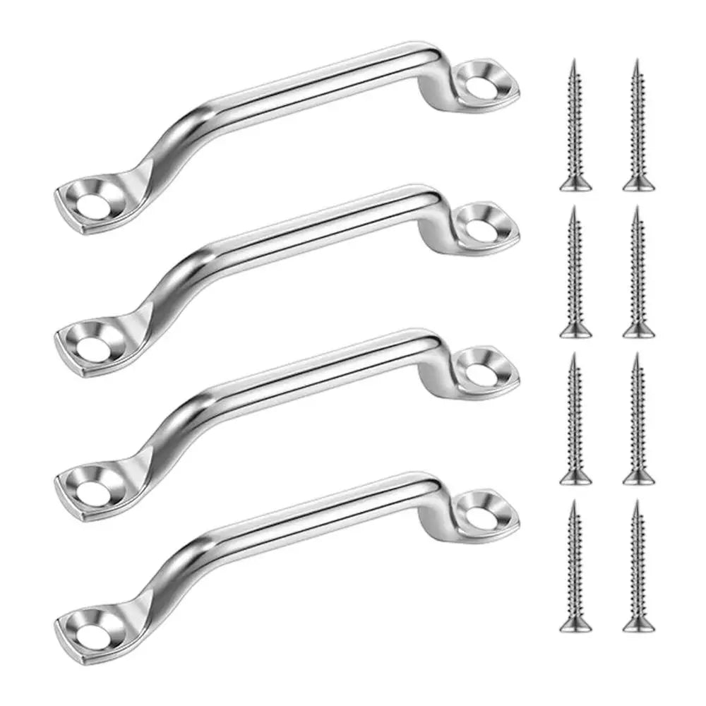 Móc Neo Inox 4X Chịu Lực, Chống Gỉ, Kèm Vít Lắp - Daisan Mart