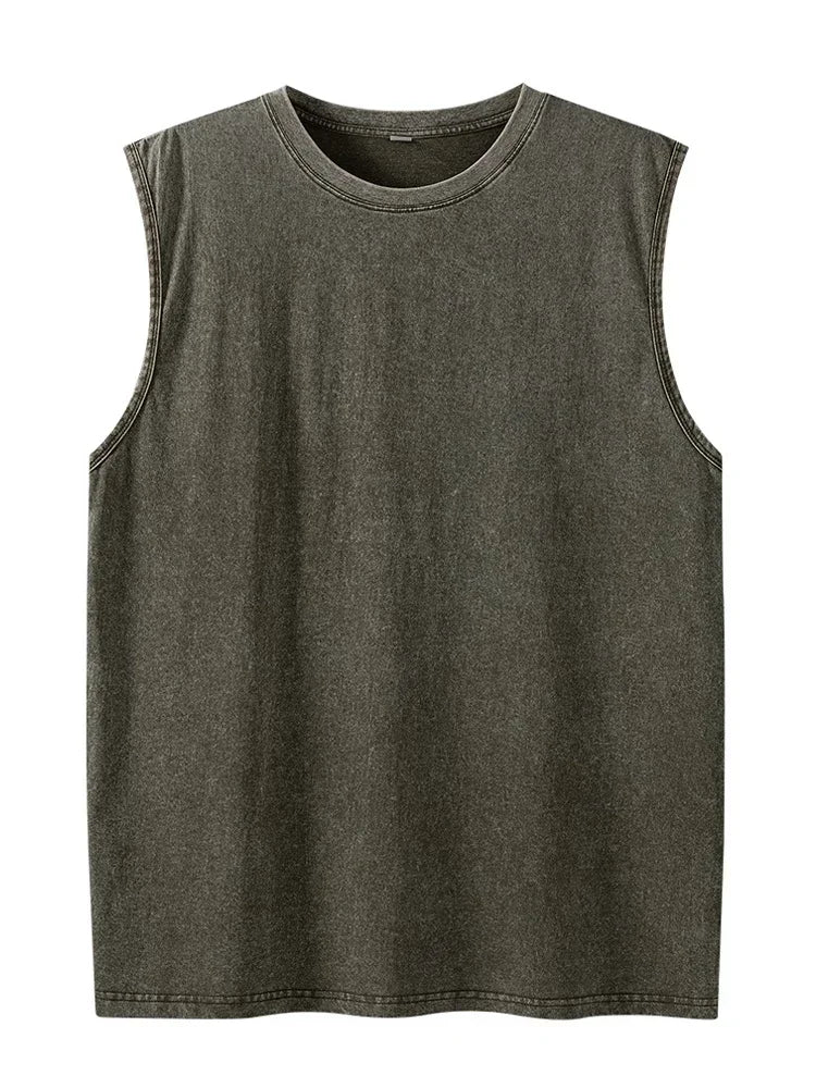 Áo Ba Lỗ Nam Cotton Mát Tập Gym, Chạy Bộ, Đi Biển - Daisan Mart