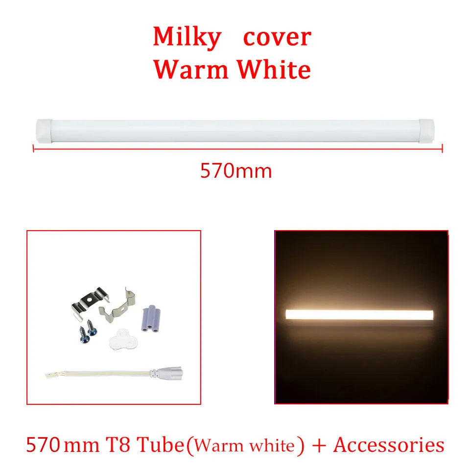 Bóng Đèn LED Tuýp T8 2FT 20W Sáng Trắng V-Shape - Daisan Mart