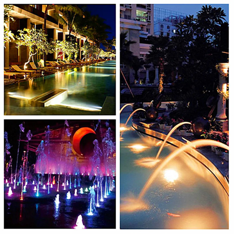 Đèn LED 3W Chống Nước IP68 Cho Hồ Bơi An Toàn 12-24V