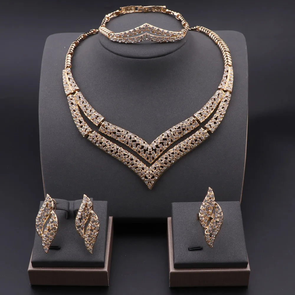 Dubai Gold Jewelry Set - Classy &amp; Luxurious