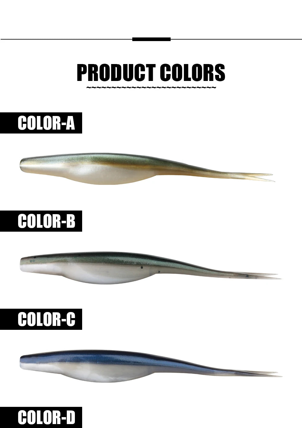 Rosewood Jerk Shad TPR Floating Soft Bait Fishing Lure Drop Shot Jerk Bait Minnow Use Jighead For Sea Fishing Perch Zander Bass