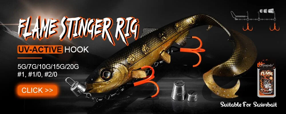 Spinpoler TPR Floating 5”Jerk Bait Shad Minnow Soft Fishing Lure 10x Tough Artificial Bait Split Tail Drop Shot Bass Pike Zander - Daisan Mart