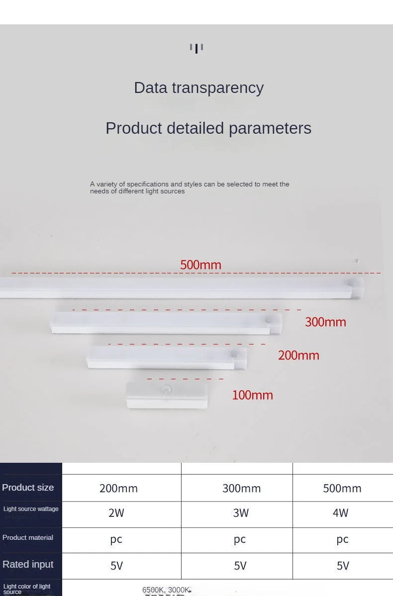Đèn LED Cảm Ứng Chuyển Động Sạc USB Di Động - Daisan Mart