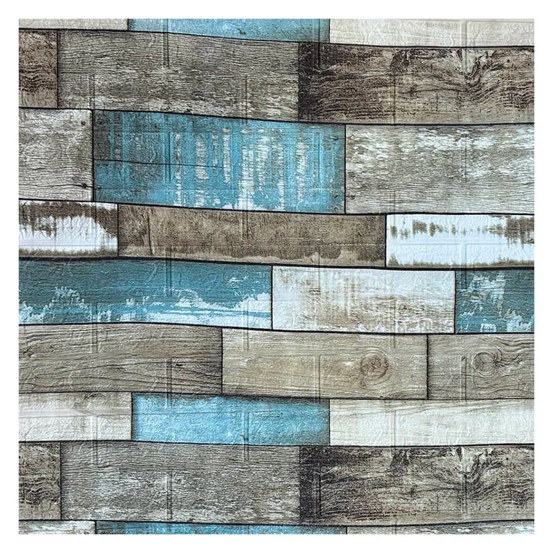 Giấy Dán Tường 3D Chống Nước Retro 77x70cm Phòng Khách