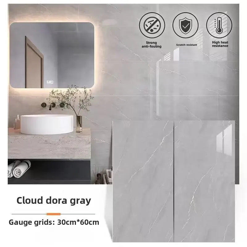 Miếng Dán Tường 3D Giả Gạch 30x60 Chống Nước Marble - Daisan Mart