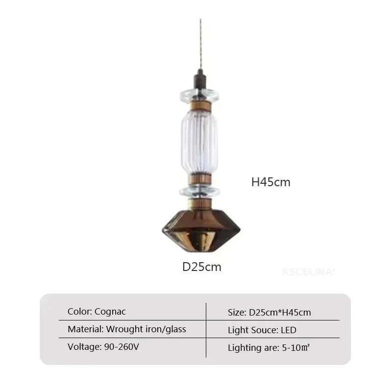 Đèn Thả LED Bắc Âu Trang Trí Quán Bar, Phòng Ngủ - Daisan Mart