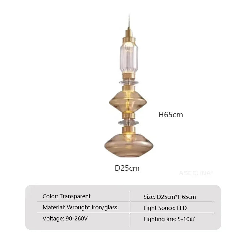 Đèn Thả LED Bắc Âu Trang Trí Quán Bar, Phòng Ngủ - Daisan Mart
