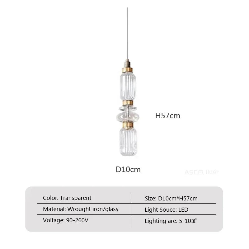 Đèn Thả LED Bắc Âu Trang Trí Quán Bar, Phòng Ngủ - Daisan Mart