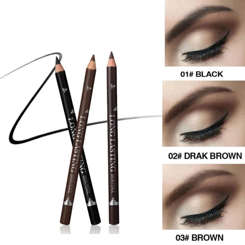 MENOW 3-Color Waterproof 2-in-1 Eyebrow &amp; Eyeliner