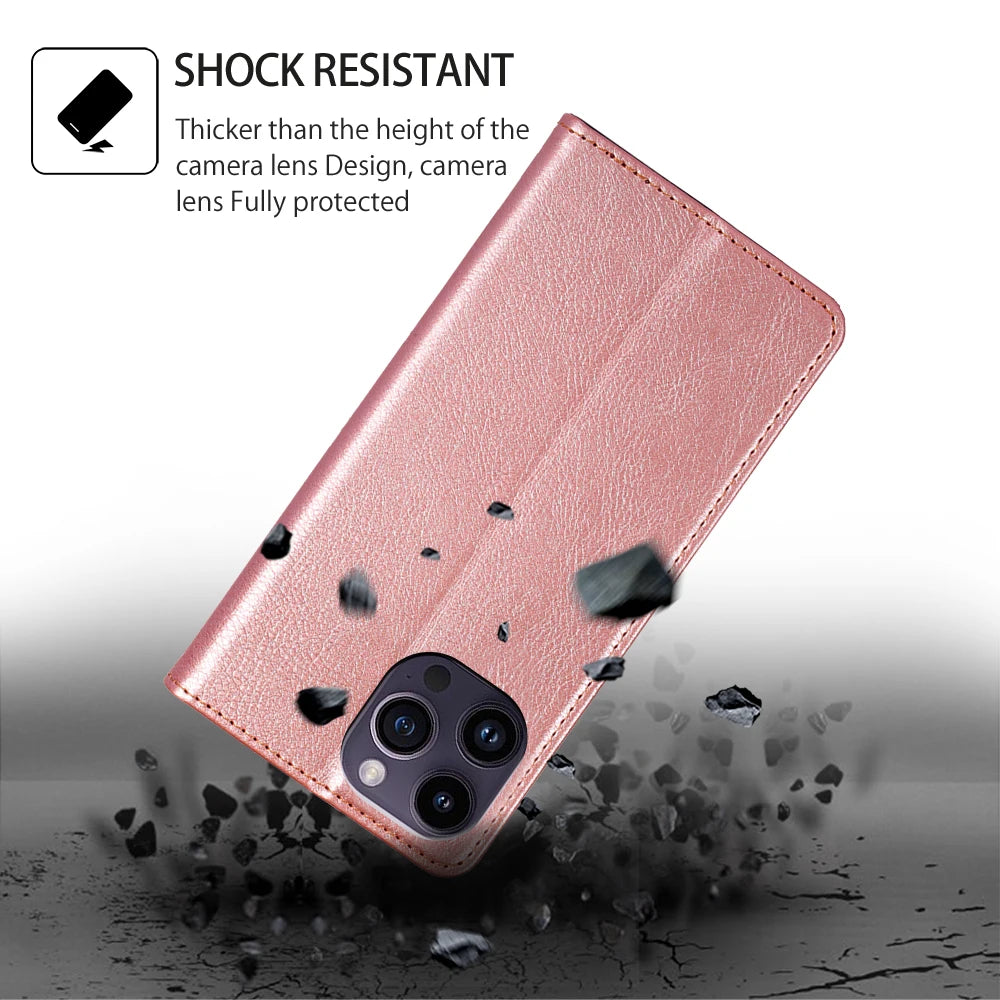 Bao Da Ví Đựng Thẻ iPhone 14 13 12 11 Pro Max XS XR X - Daisan Mart