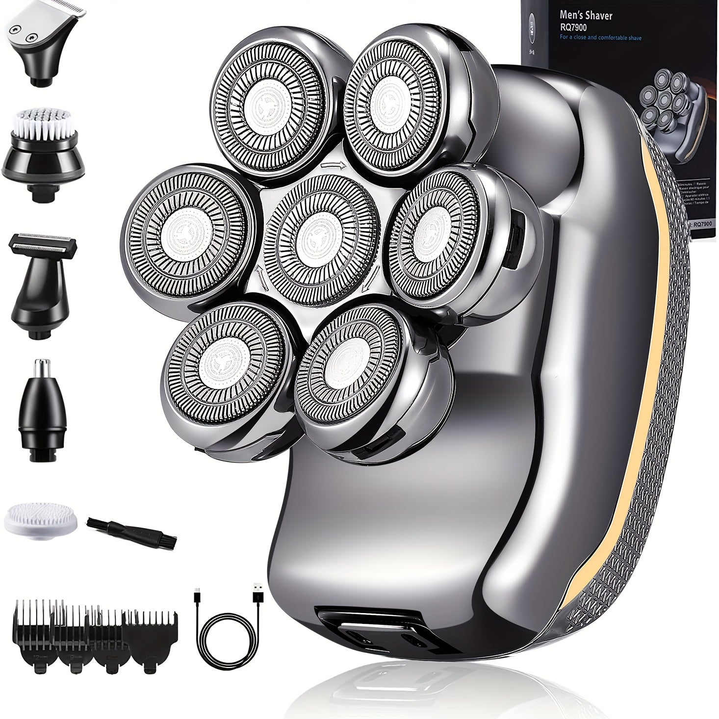 Máy Cạo Đầu Nam 6 Trong 1 - Tông Đơ Cạo Râu Đa Năng - Daisan Mart
